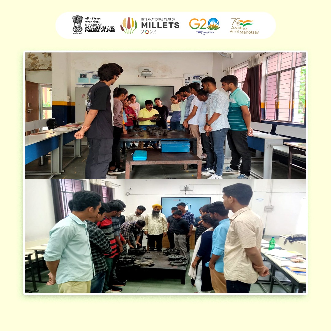 NERFMTTI, Biswanath Chariali organized a practical training programme on Farm Power & Machinery for Degree/Diploma Engineering Students from 5th-30th June 2023 with a total 46 number of participants at Biswanath Charali, Assam.
#agrigoi #farmmachinery #Training #engineering