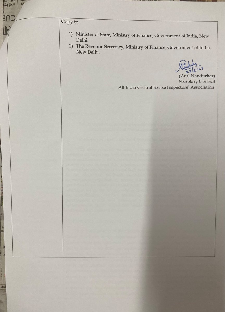 It is requested to kindly address the dismal condition of Inspectors of CBIC. @nsitharaman  @PMOIndia
@FinMinIndia  
#Inspector’s_life_matters
 #openICTinCBIC