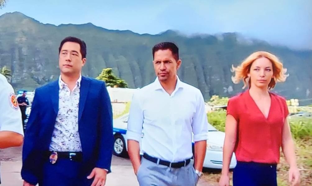 lmk66's tweet photo. We need many more seasons of these 3 on our tv screens together @NBC. Always in lockstep whenever they are on a case. Can only get better in seasons to come on #MagnumPI @magnumpi. #Miggins #Katsumoto #JayHernandez #PerditaWeeks #TimKang https://t.co/8NZmfBiS1o