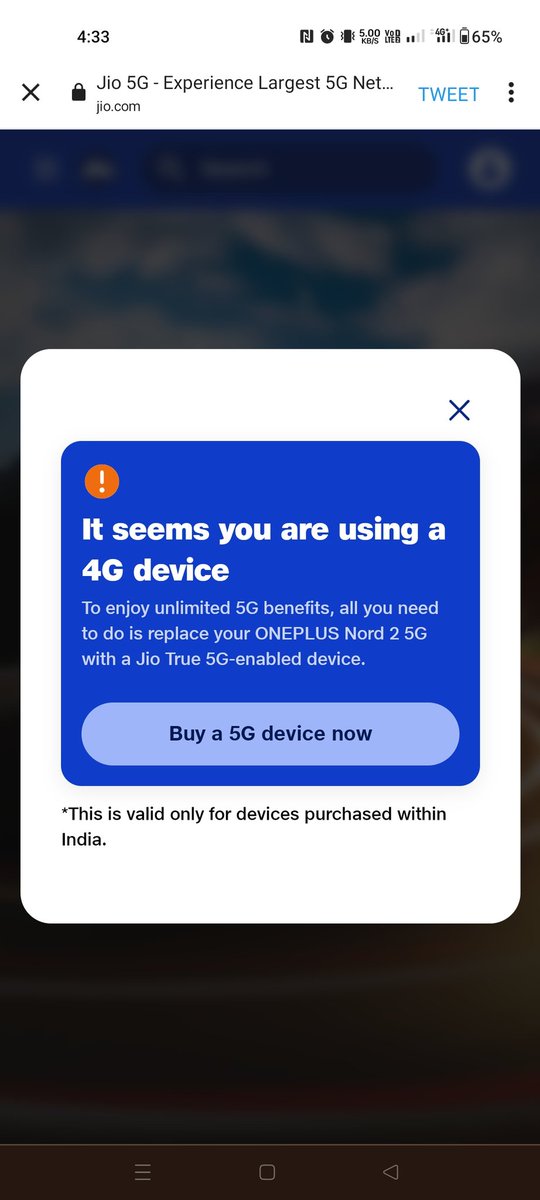 princeidrish's tweet image. @OnePlus_IN  is big scamer
My OnePlus nord 2 jio 5g is not working 
#fakeoneplus @reliancejio @OnePlus_Support  #scamer_onepluse