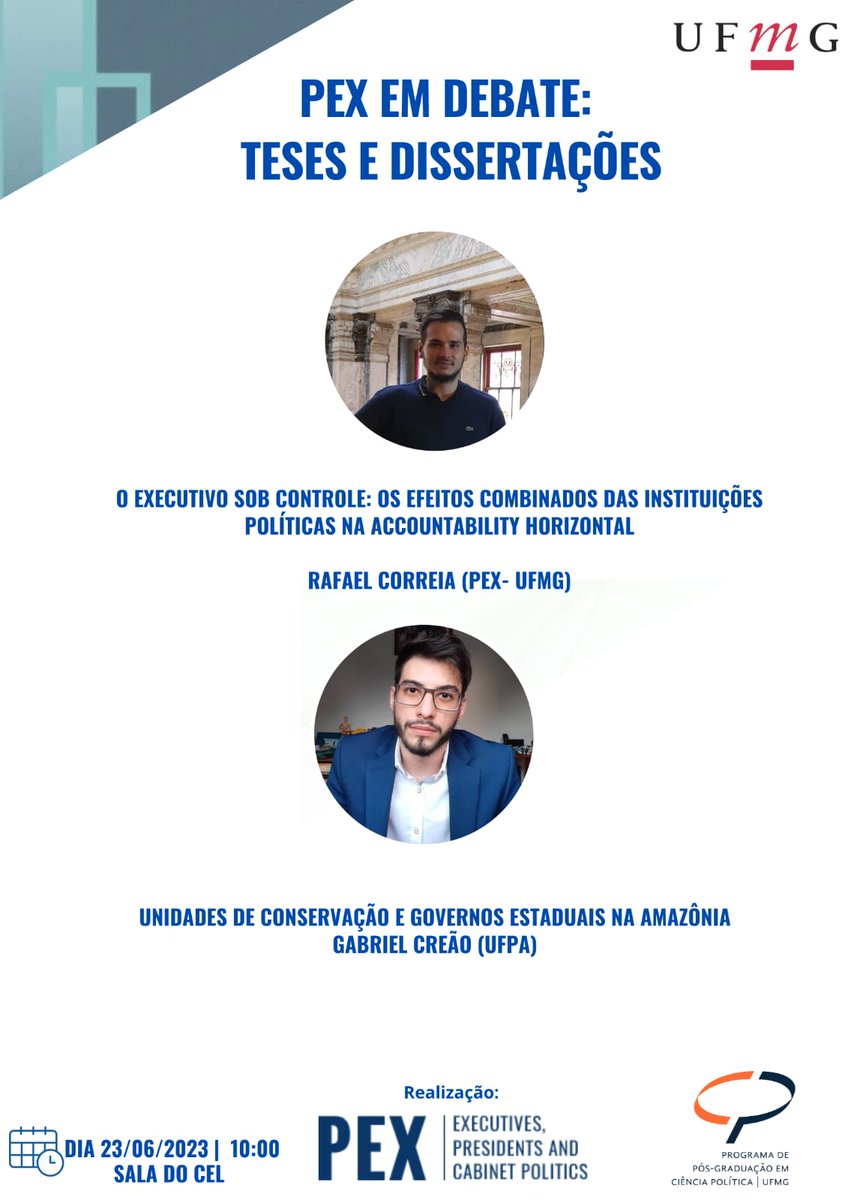 NetworkPex's tweet image. E as novas pesquisas do @NetworkPex? #Rafael Correia e #Gabriel Creão apresentam hoje as suas pesquisas!

Parceria @NetworkPex @PPGCPufpa na mesa!