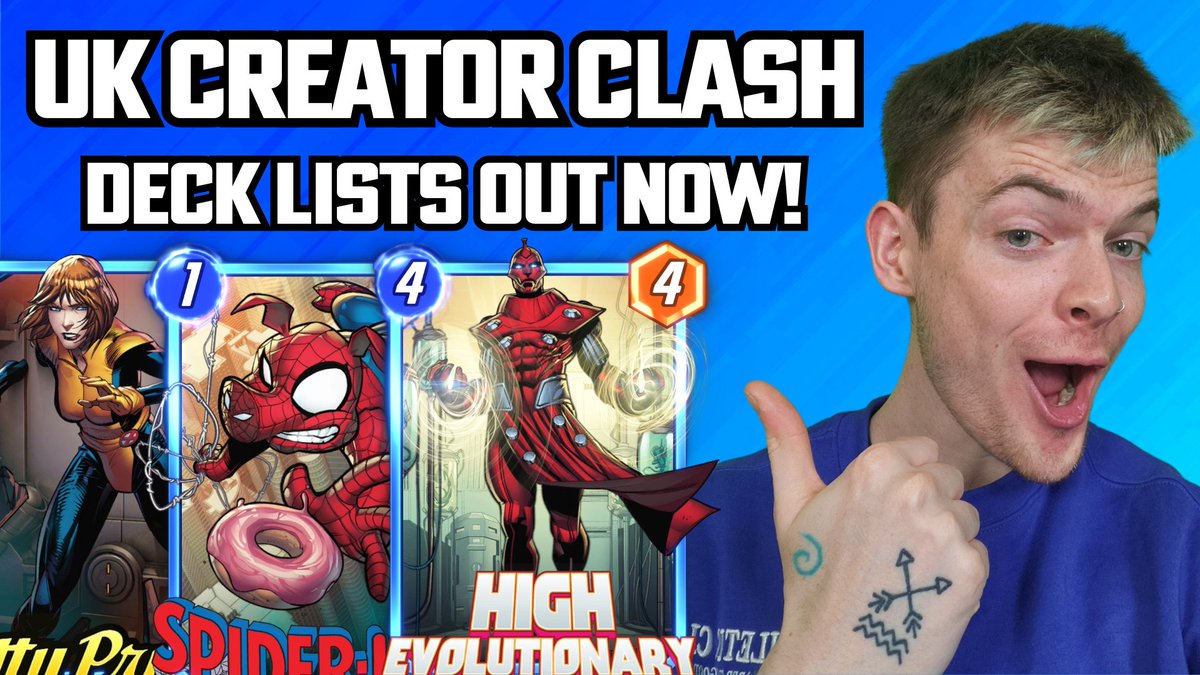 Decklists 👇👇
docs.google.com/spreadsheets/d…

$5000 <a href="/MARVELSNAP/">MARVEL SNAP</a> Creator Clash UK Tournament
June 24th &amp; June 25th 12pm BST
twitch.tv/kawatek