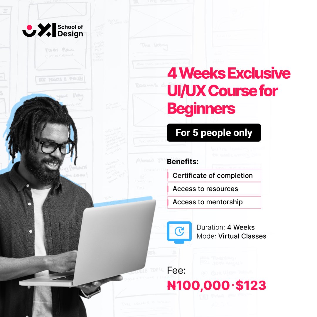 UXLSOD's tweet photo. Be ready for a non-stop intense daily classes that will run everyday for 4weeks. These classes requires diligence, focus and hardwork to be able to reach your goal.
Interested Persons please kindly send a dm
#UXLSOD #UXLSODDOTW #UXLSODTESTIMONIALS #WOMENINTECH #uxdesigner https://t.co/DxhdU75LvJ