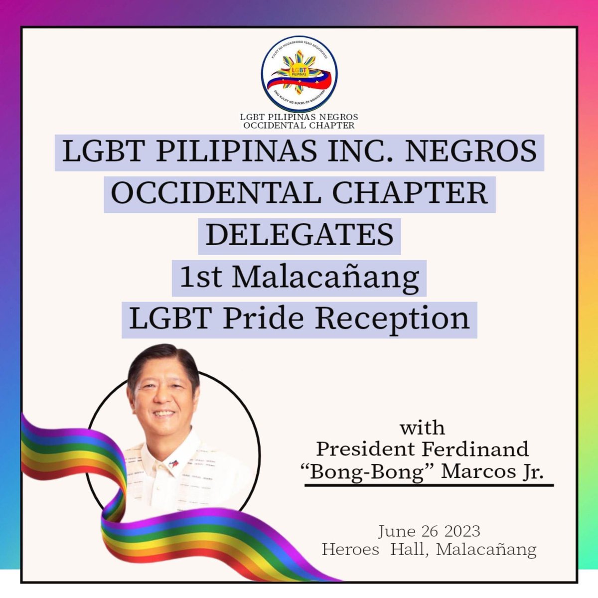 Kalakbay beks joins the entire LGBT Pilipinas nationwide chapters to kembot to Malacanang Palace!
