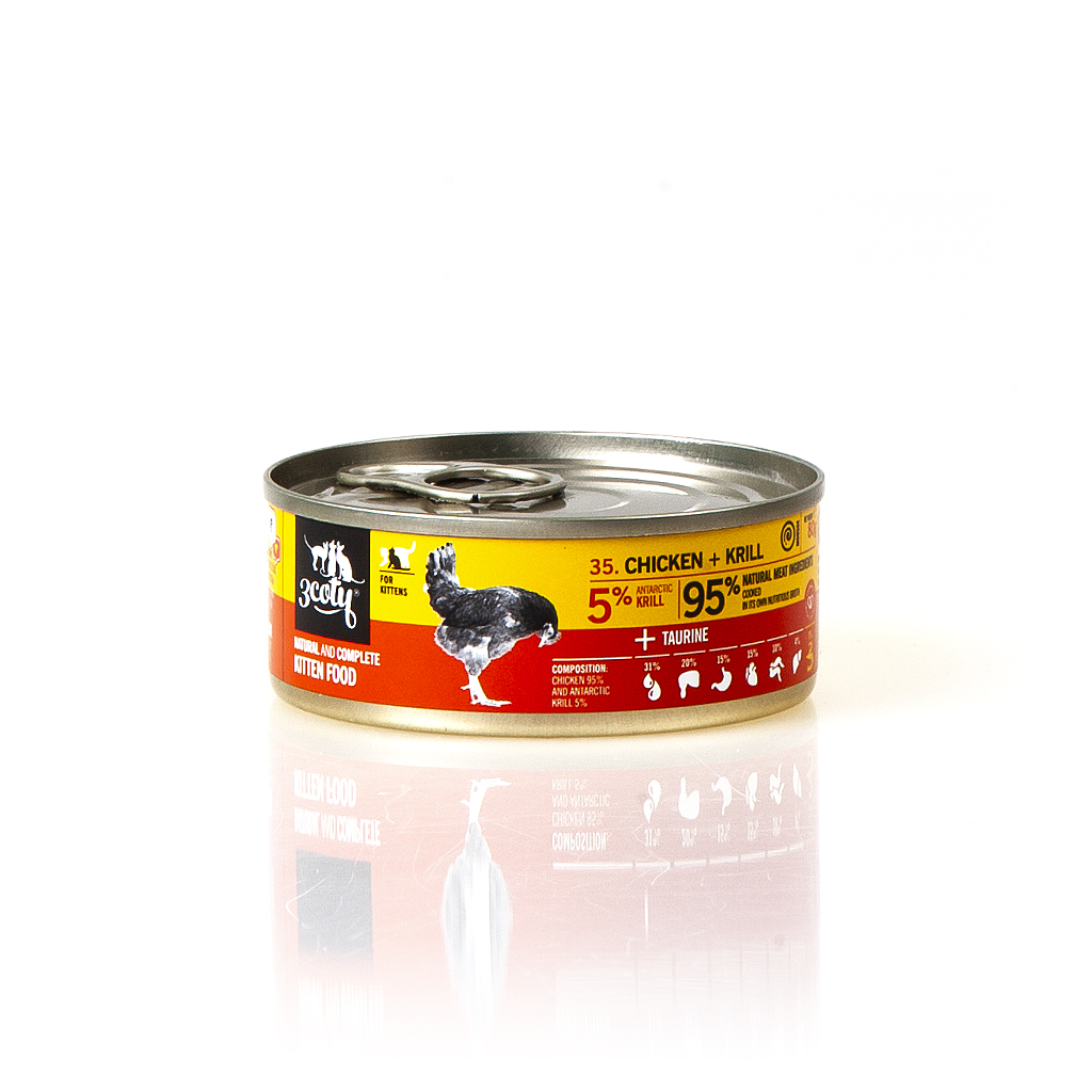 3cotyCom's tweet image. Part of our new cat food with krill line, this chicken mousse for kittens is enriched with Antarctic krill. #meatonlycatfood #naturalcatfood #qrill #qrillpet #marine #cats