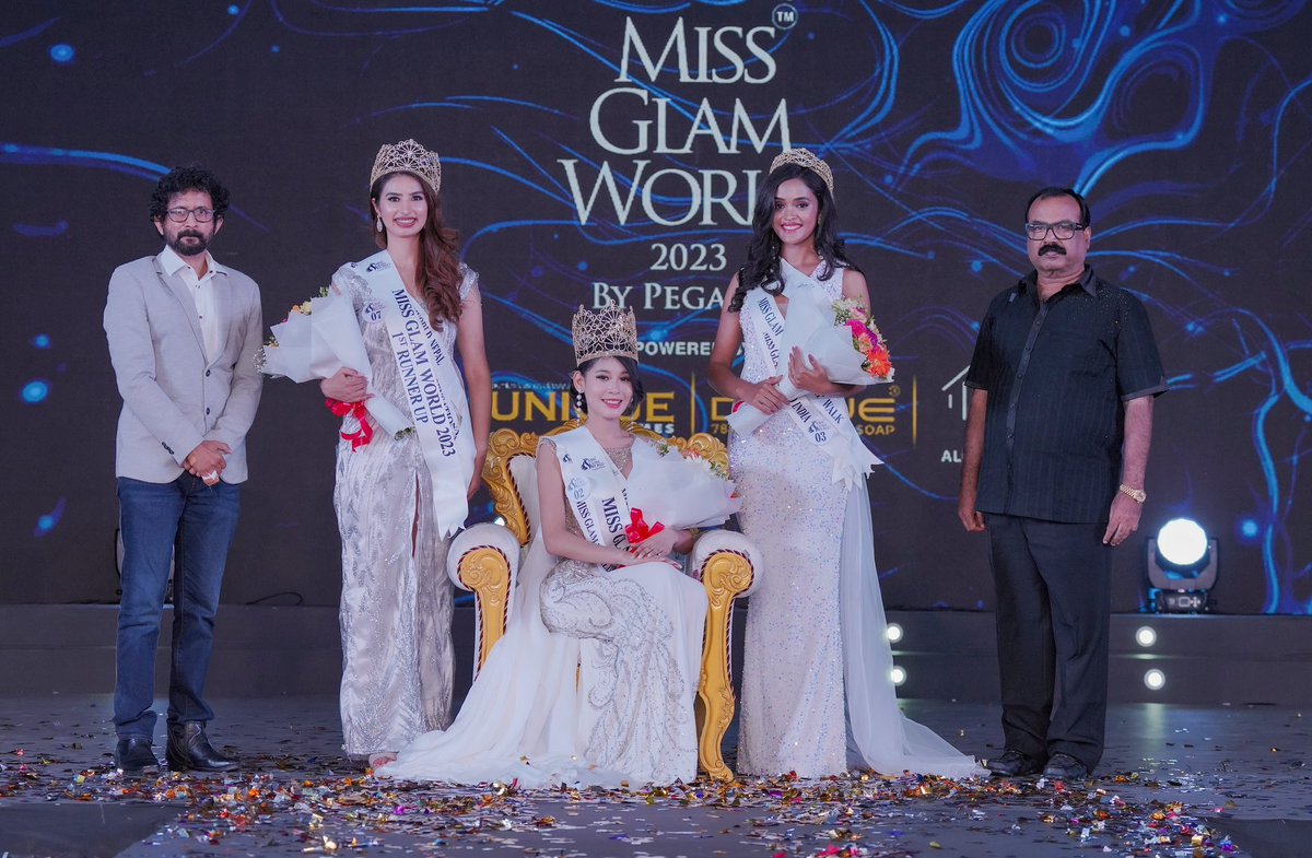 Congratulations Miss Glam World winners Zomkey Tenzin From Belgium , Aayusha Pyakurel From Nepal , Samruddhi Shetty from India #MissGlamWorld #ZomkeyTenzin #AayushaPyakurel #SamruddhiShetty  #PegasusGlobalEvent #ManappuramFinance #sajgroup