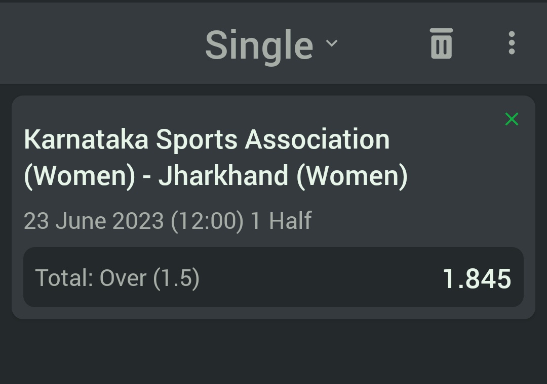 4ST2E

India 🇮🇳 women

2/3

@22betNaija 
 bit.ly/3Mge18Y
#liveplay #inplay #betting #18+