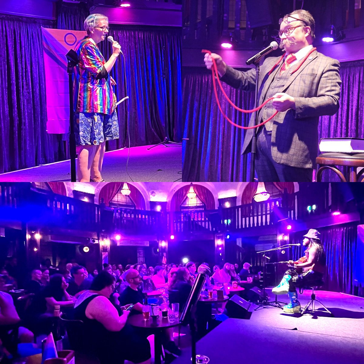 That was CaBiRet! Thank you to all the lovely audience and our wonderful performers.
It was great to see so many people in the audience, especially who had never been to a bi+ space before. Welcome!
Check out Patreon to find out how to support us: patreon.com/posts/that-was…