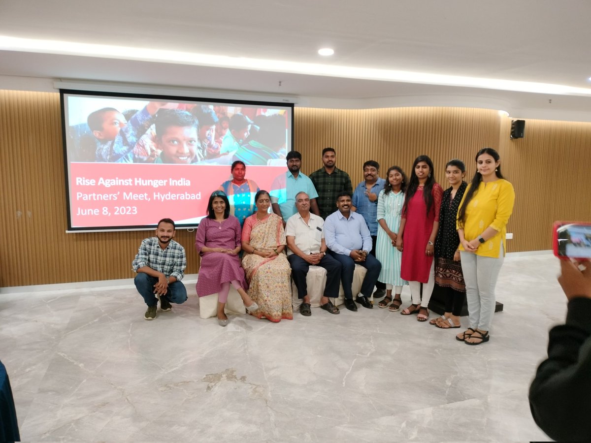 RiseIndia2030's tweet photo. #RiseAgainstHungerIndia continued to hold #partners' Meet to enhance #collaboration, facilitate exchange of knowledge, find other scope of work and strengthen #partnership. This time meetings were held in @Hyderabad and @Delhi

#collectivevision 
#hunger
#nutrition https://t.co/JXjuLn1RgY