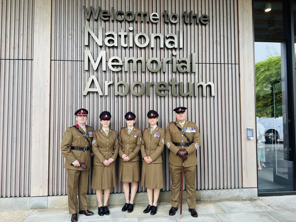 DMS_DMGNorth's tweet photo. Today, JHGN’s Operating Department Practitioners, Radiographers &amp; Medical Support Officer reflect on the 125th Anniversary of the #RAMC while attending a service at the #NMA

Cpl Fisher (ODP) had the honour of being part of the flag party

@DMS_RCDM @AMSCorpsCol @DMS_DirMPandT https://t.co/dOPXaGawve