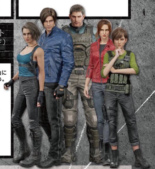 New image of Jill Valentine, Leon Kennedy, Chris Redfield, Claire Redfield & Rebecca Chambers in Resident Evil Death Island