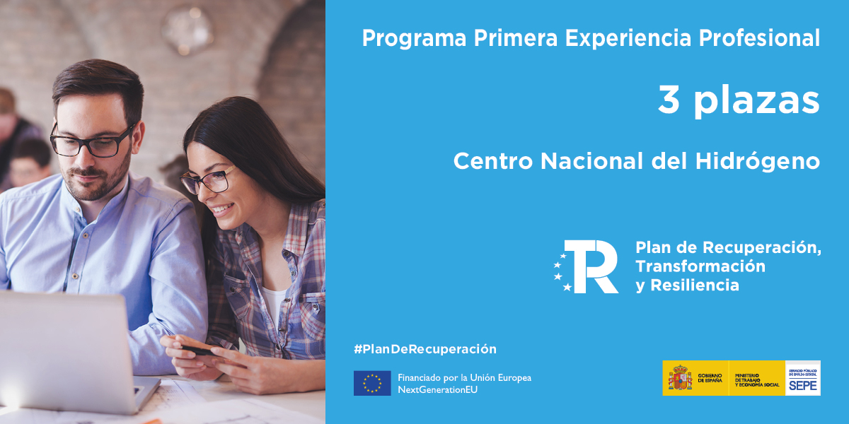 garantia_juv's tweet photo. 🇪🇺 #ProgramaPrimeraExperienciaProfesional #PEX ➡
📣 Ofertas de empleo en el Centro Nacional del Hidrógeno @cnh2_es
📆 Hasta el 7 de junio
🔸 Financiado por la Unión Europea – NextGenerationEU @P_Recuperacion #PlandeRecuperación
🔷 Más información 👉 https://t.co/84NWhx9JcM https://t.co/Mpi0d32B3V