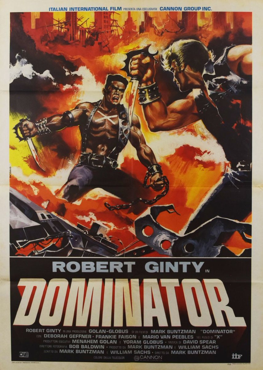 Italian film poster for #Exterminator2 (1984 - Dir. #MarkBuntzman) #RobertGinty #MarioVanPeebles