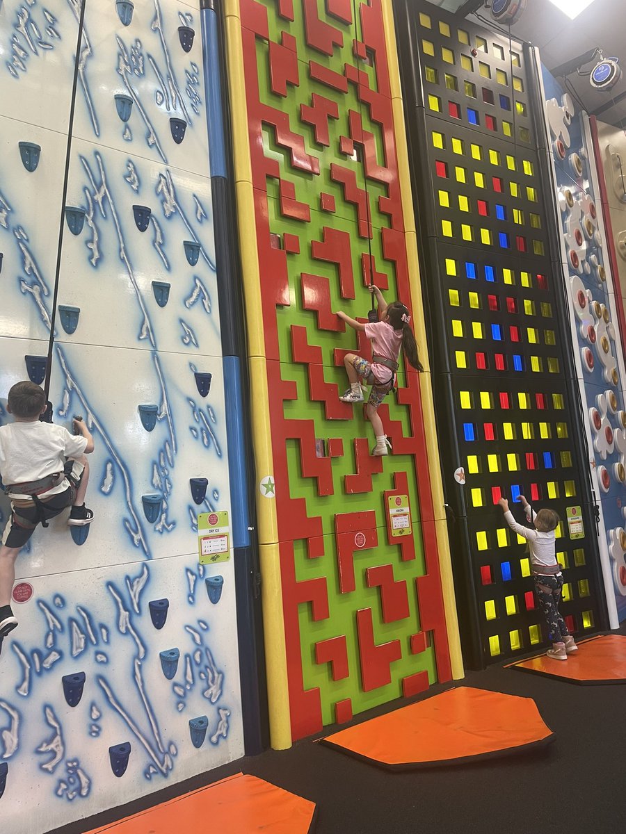 Year 1 are at <a href="/CnCNottingham/">clipnclimbnottingham</a> and are loving it so far!