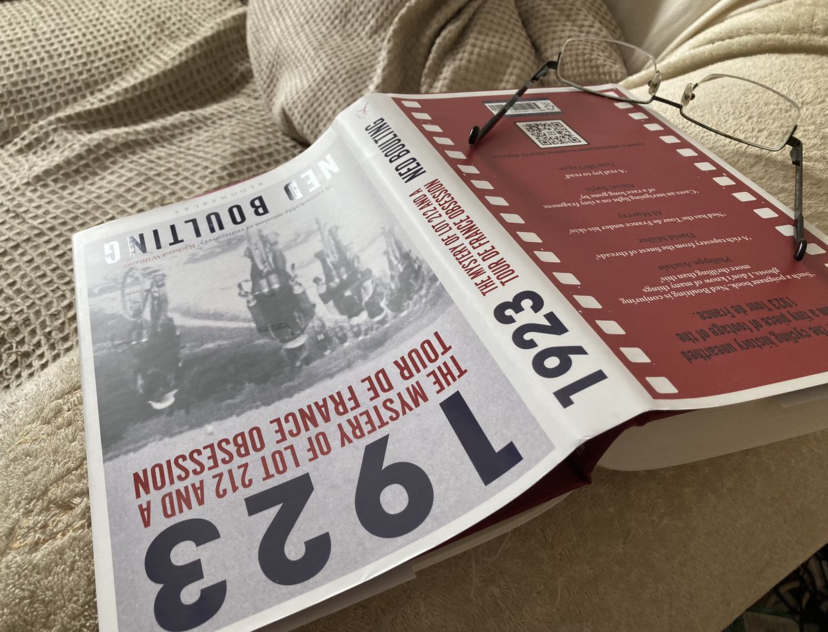 I’ve just started reading 1923 The Mystery of Lot 212 and a Tour de France Obsession by @nedboulting.  I’m hooked already, watching the film was magical.

Thanks Ned, this feels a bit special 😊