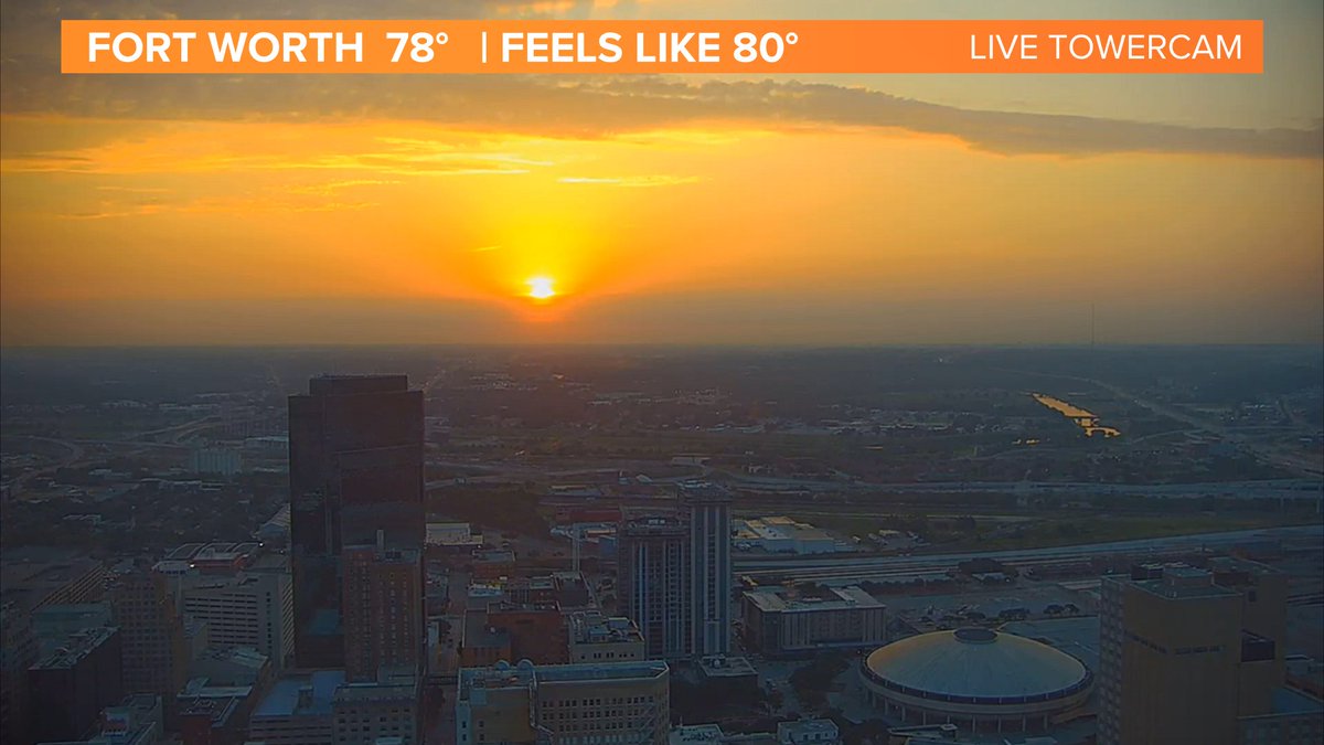 And good morning to you, Fort Worth! 

#wfaaweather #iamup
