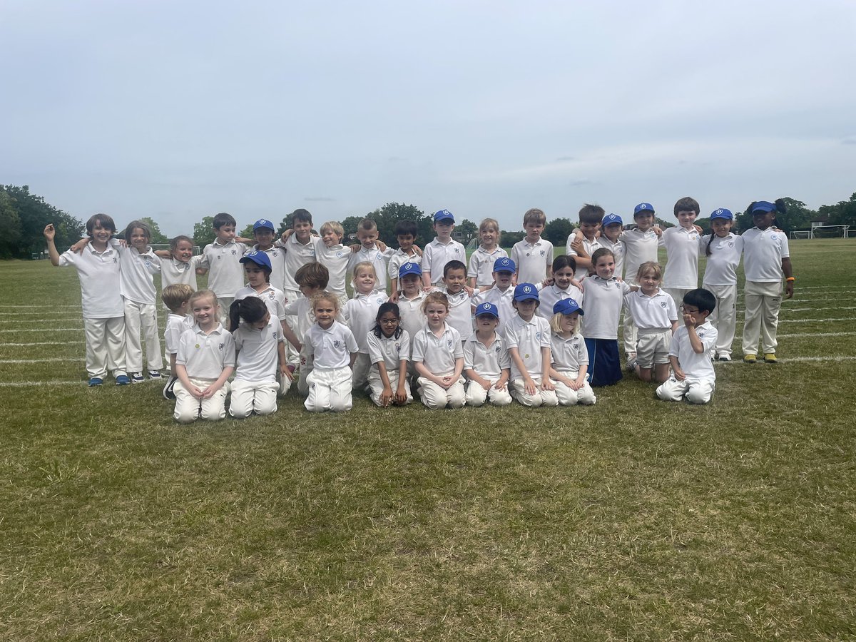 Well done to Year 2 playing in their very 1st cricket match. Thanks to @orchardhs for coming over #ProspectHouseSchool #PHS #Cricket #expressyourself #nationalcricketweek