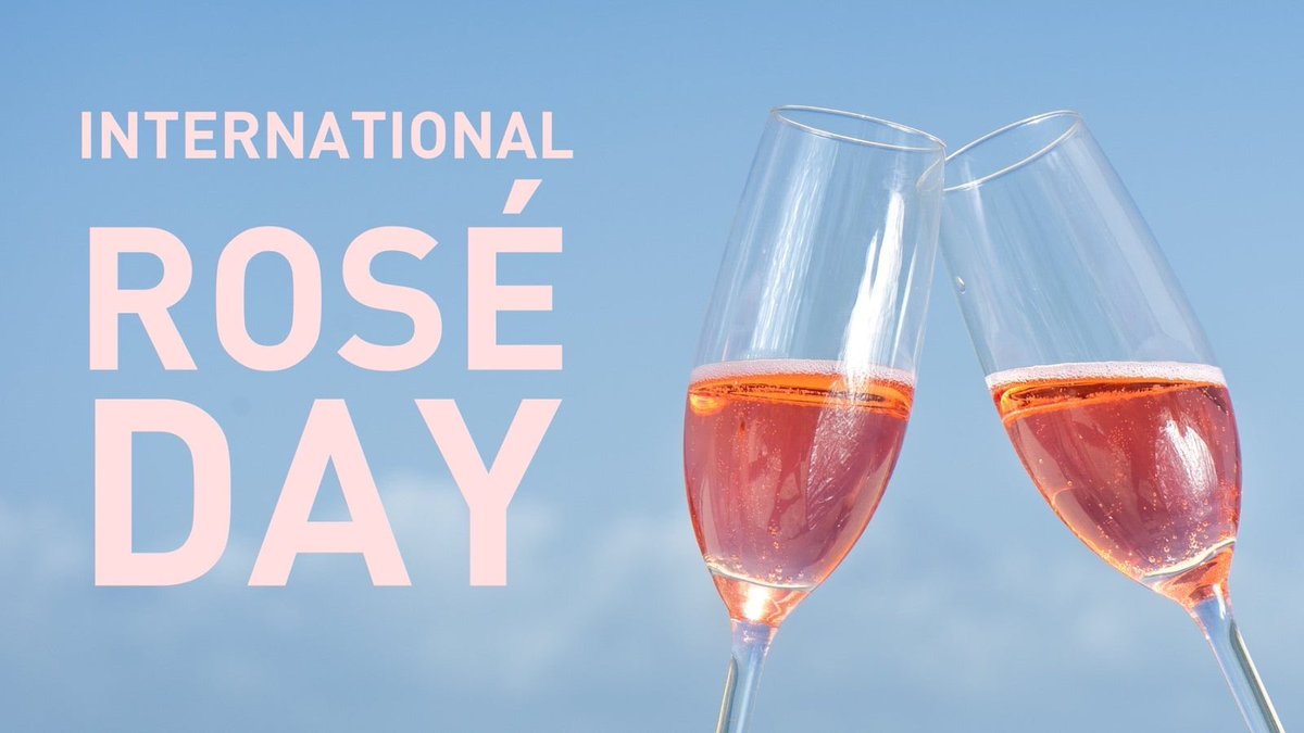 June 23 Cheers for #InternationalRoseDay 🍷