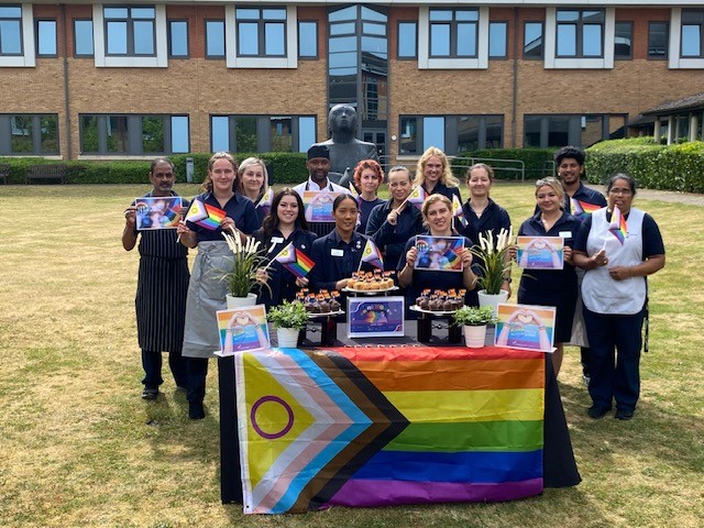 Here at Kents Hill Park – The Venues Collection we are celebrating Pride month, raising awareness and inclusivity with our team.

KHP coffee morning treats with the team. 

#pridemonthjune2023 #LGBTQIA #prideinfood #thevenuescollection #inclusiveworkplace #respect