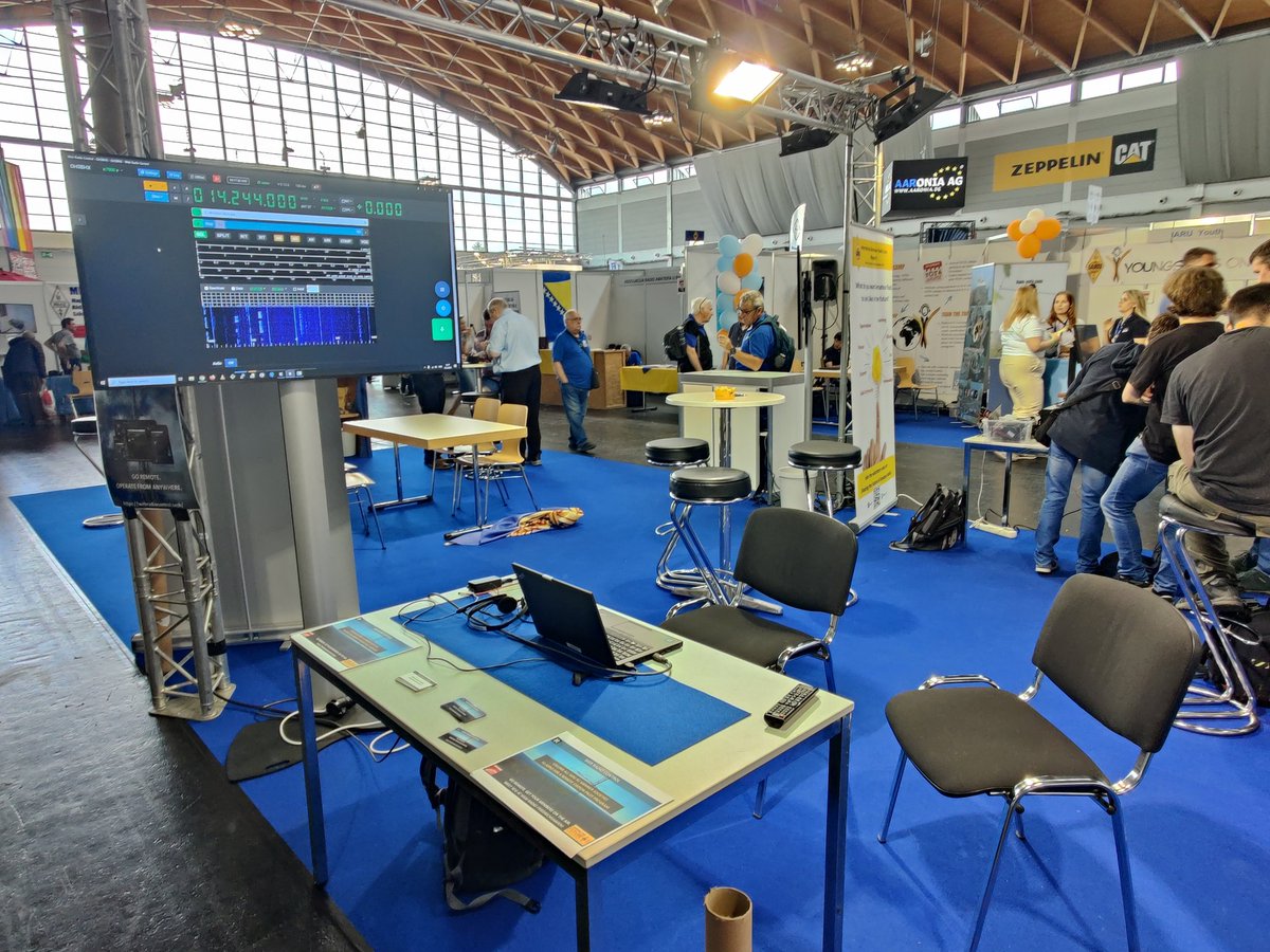 WebRadioCtrl's tweet image. Web Radio Control at Ham Radio #Friedrichshafen at the @IARU_R1 booth A1-864. Come meet developer Mikael OH3BHX on Friday or Saturday to discuss setting up remote stations! #hamr #hamradio #IARU #ShapingTheFuture