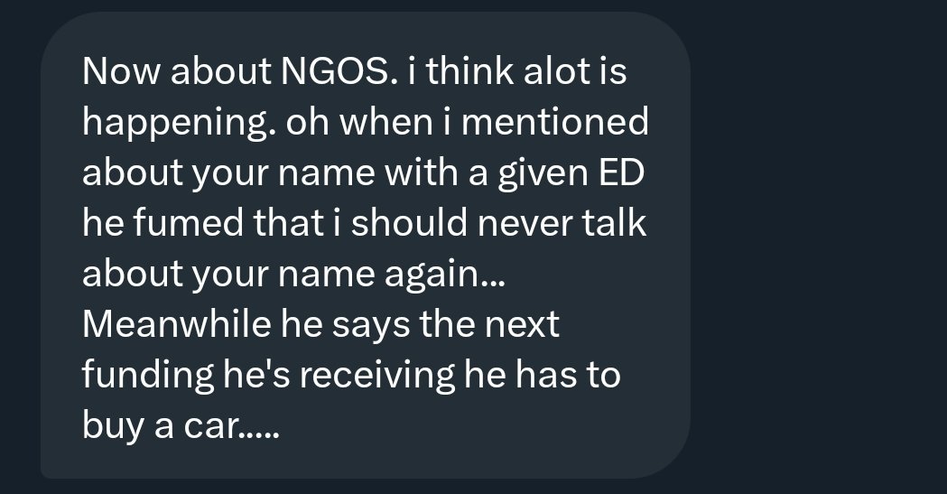 In our activism journey, we make a lot of enemies, even those we don't know about. But seriously, the car you want to buy on top of others suffering 😒 @AAgather it's high time you kulabisa these NGOs more. 
#UgandaNGOsExhibition