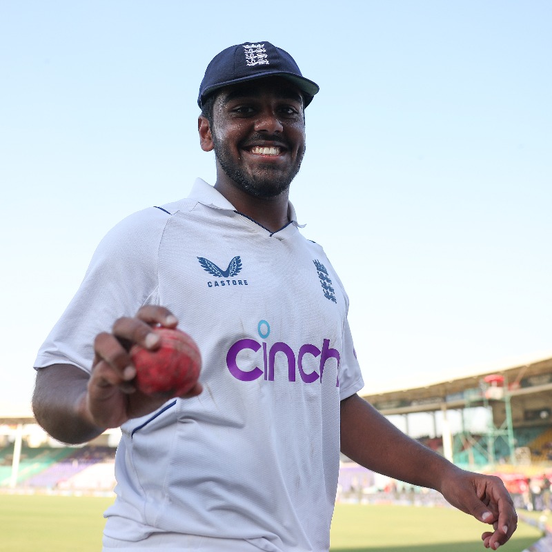 englandcricket's tweet photo. Congratulations, Rehan 🤝