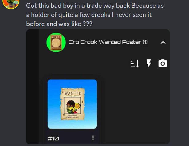 CroCryptoClub's tweet photo. "🌟See what others are saying about our #NFTs🌟

❤️Our collectors are raving about the quality and uniqueness of their #NFT purchases. 

❤️Check out the positive feedback and testimonials from satisfied NFT owners. 

⏰Don't miss out on the buzz! 
#NFTfeedback @CroCryptoClub https://t.co/2Y3mqRdn3j
