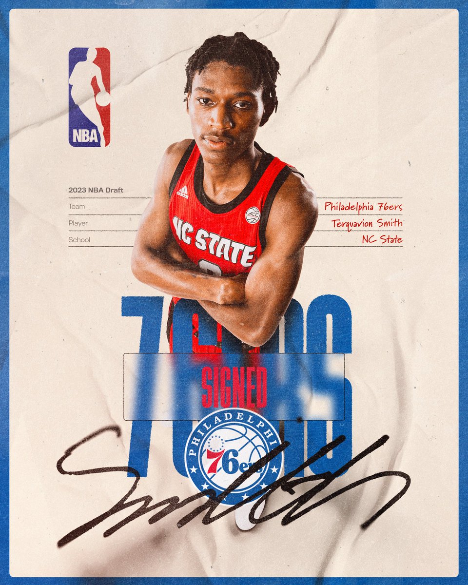 NC State Men's Basketball (@packmensbball) on Twitter photo Off to the City of Brotherly Love!
Terquavion Smith has agreed to a two-way contract with the <a href="/sixers/">Philadelphia 76ers</a>
#WPN x #NBADraft Off to the City of Brotherly Love!
Terquavion Smith has agreed to a two-way contract with the <a href="/sixers/">Philadelphia 76ers</a>
#WPN x #NBADraft