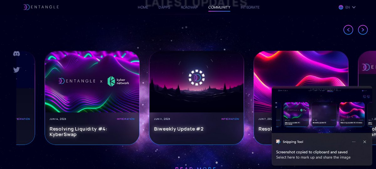 hameedkhan_122's tweet image. Brace yourselves for an extraordinary web experience! @Entanglefi  has unleashed its stunning new website with a jaw-dropping UI/UX design. Don't miss out, visit the entangle.fi and witness the brilliance! #EntangleProtocol #WebDesign #UIUX  #DeFi #Airdrop