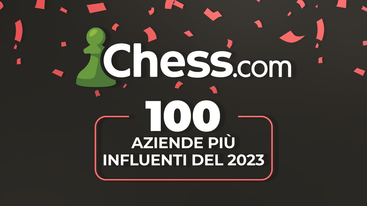chesscomit's tweet photo. Siamo lieti di essere stati inclusi nelle 100 aziende più influenti del TIME per il 2023!
Gli scacchi sono più popolari che mai e noi siamo orgogliosi di far parte della crescita del gioco e della nostra incredibile comunità! 💚
#scacchi #chess #xadrez #ajedrez #chesscom #time https://t.co/kPqsDanD9p