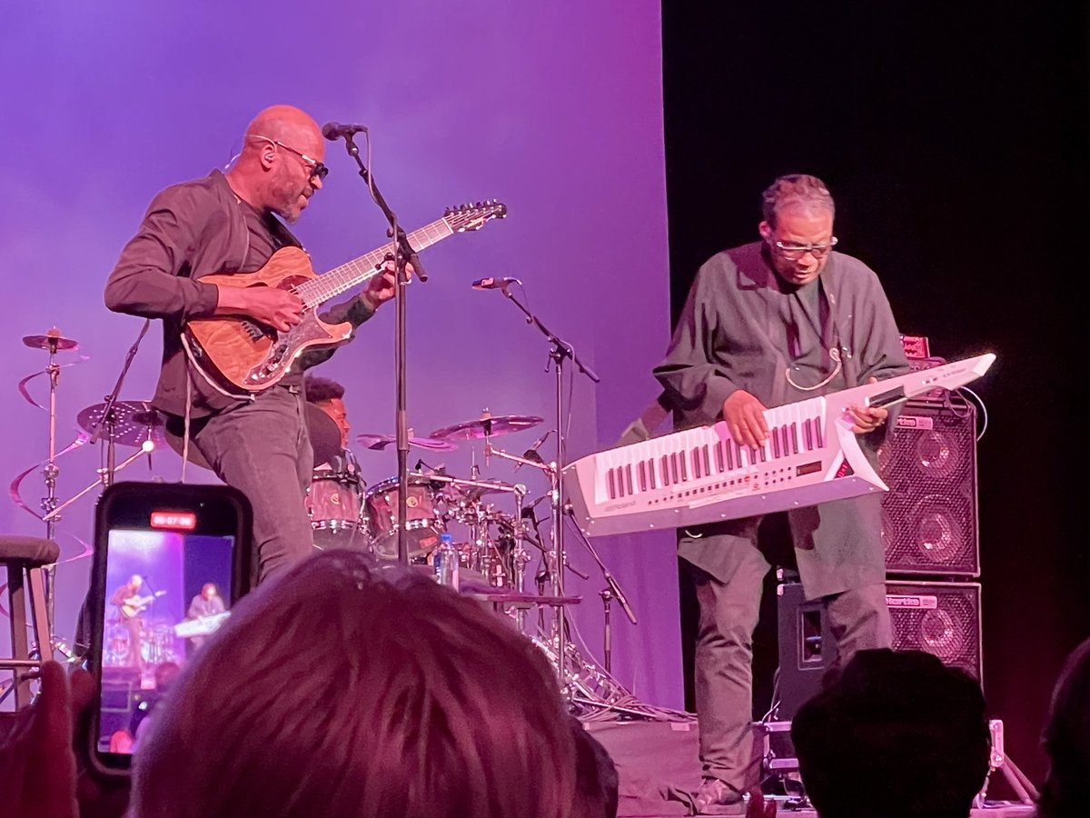 The incredible <a href="/herbiehancock/">Herbie Hancock</a> at the @waterburypalace last night. #HerbieHancock