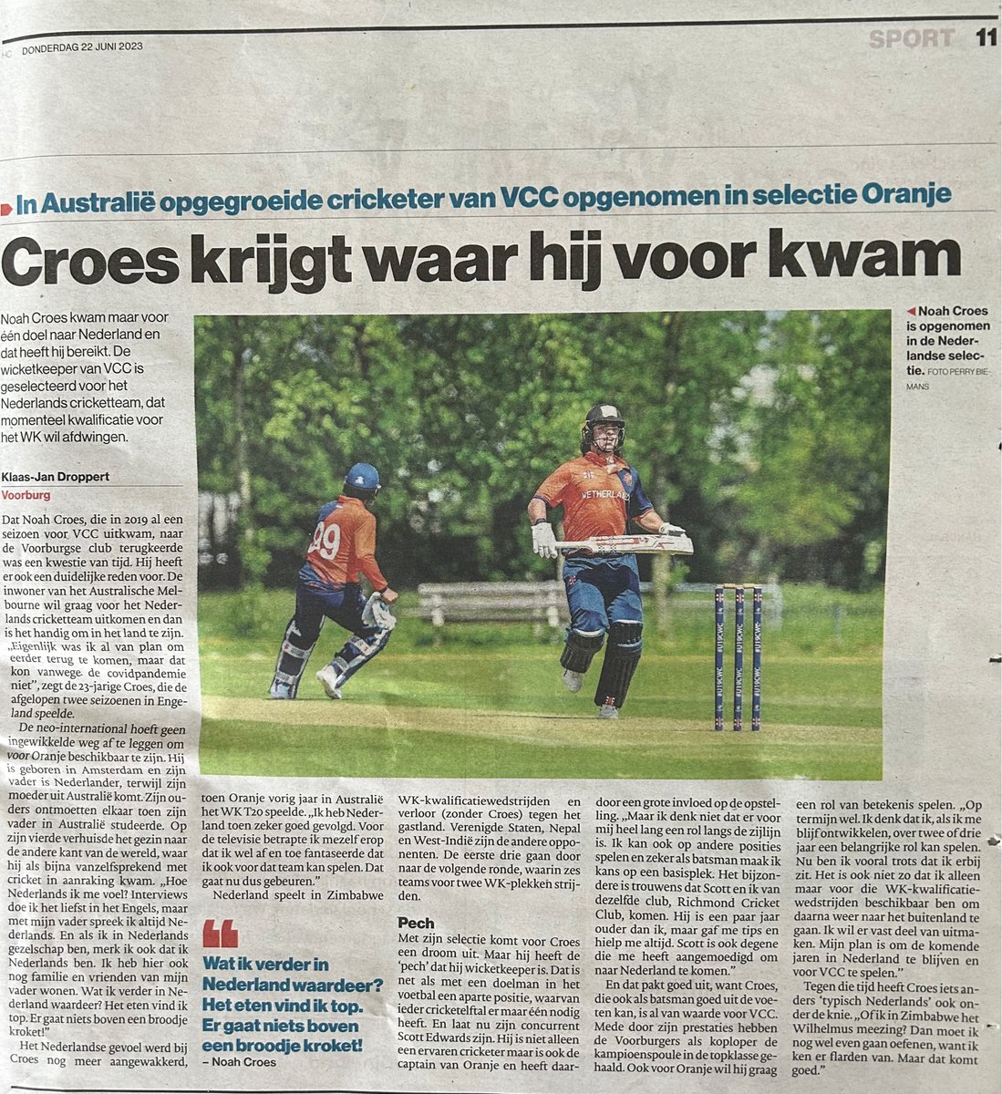 VoorburgCC's tweet photo. Noah in @ADDenHaag 23-06-2023 https://t.co/yExUSsTPXU