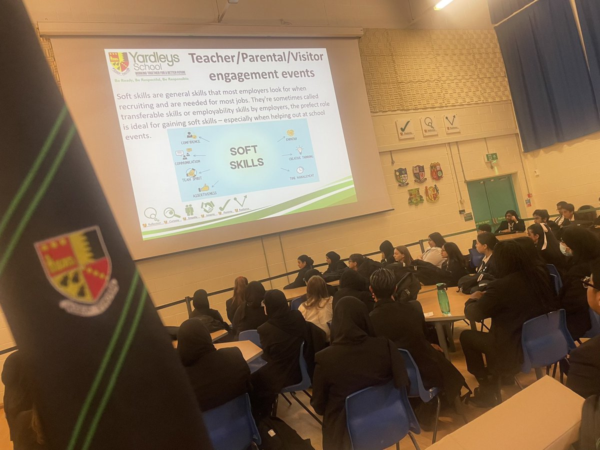 Yardleys School on Twitter "Prefect training is underway leadership 