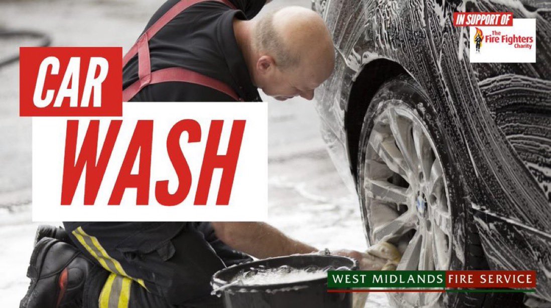 🧼Charity car wash 🧼
We have a charity car wash this Sunday 25th 11:00-15:00 at Fallings Park Fire Station in aid of supporting the charities WMFS Crew Manager Iain Hughes was fundraising for, before his disappearance in the English Channel!!