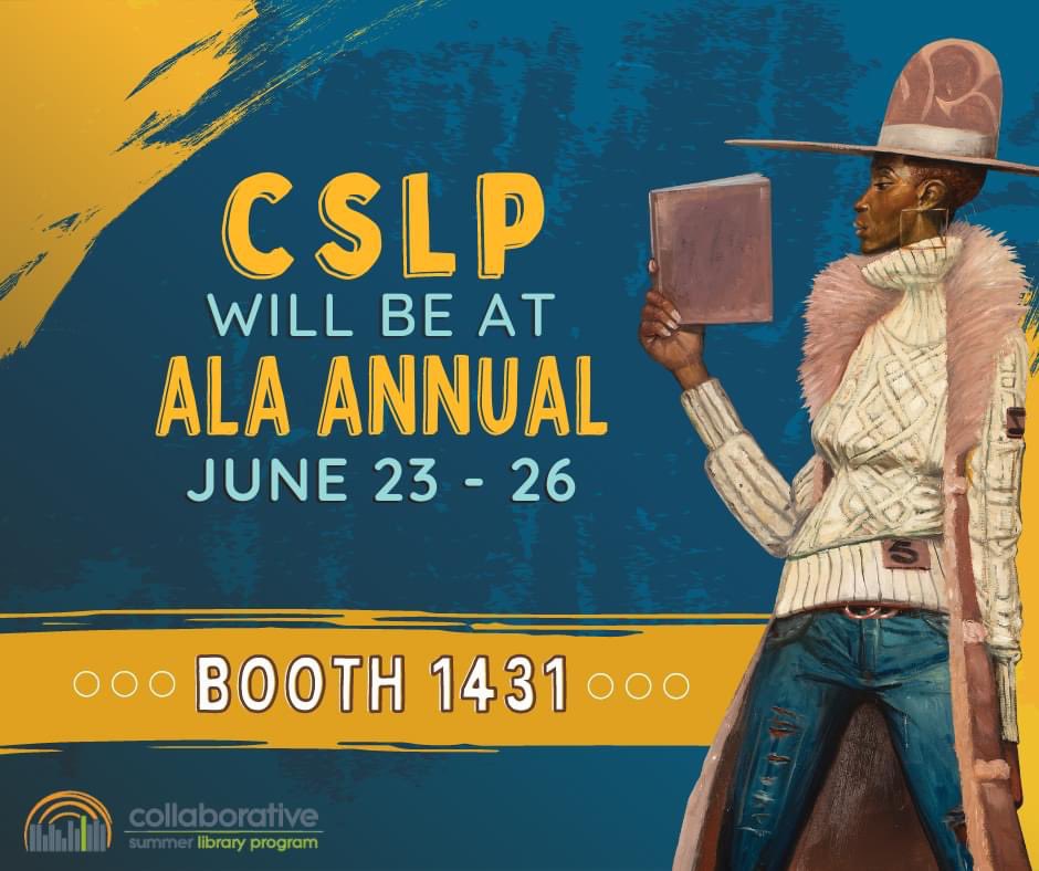 cslpreads's tweet image. It&apos;s here! If you are attending the American Library Association Annual Conference and Exhibition be sure to swing by the CSLP booth 1431! #ALAAC23