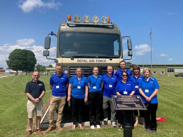 CatZeroOfficial's tweet photo. An enlighting visit to the Normanby Barracks yesterday, escorted by the Welfare Team. CatZero are looking forward to working with serving military families in the near future. @Comdt_DST   #Normandy #Military #Families #CatZero https://t.co/SwonLVd7vu