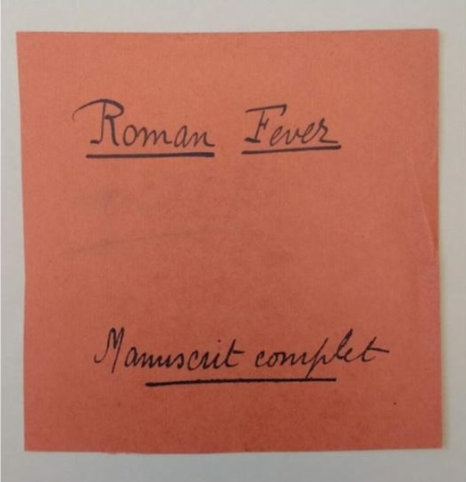 DanielHefko's tweet photo. On this day eighty-nine years ago, Edith Wharton wrote that she had finished “Roman Fever.” Nine days earlier Mussolini and Hitler met for the first time in Venice. https://t.co/98Agl9kVME