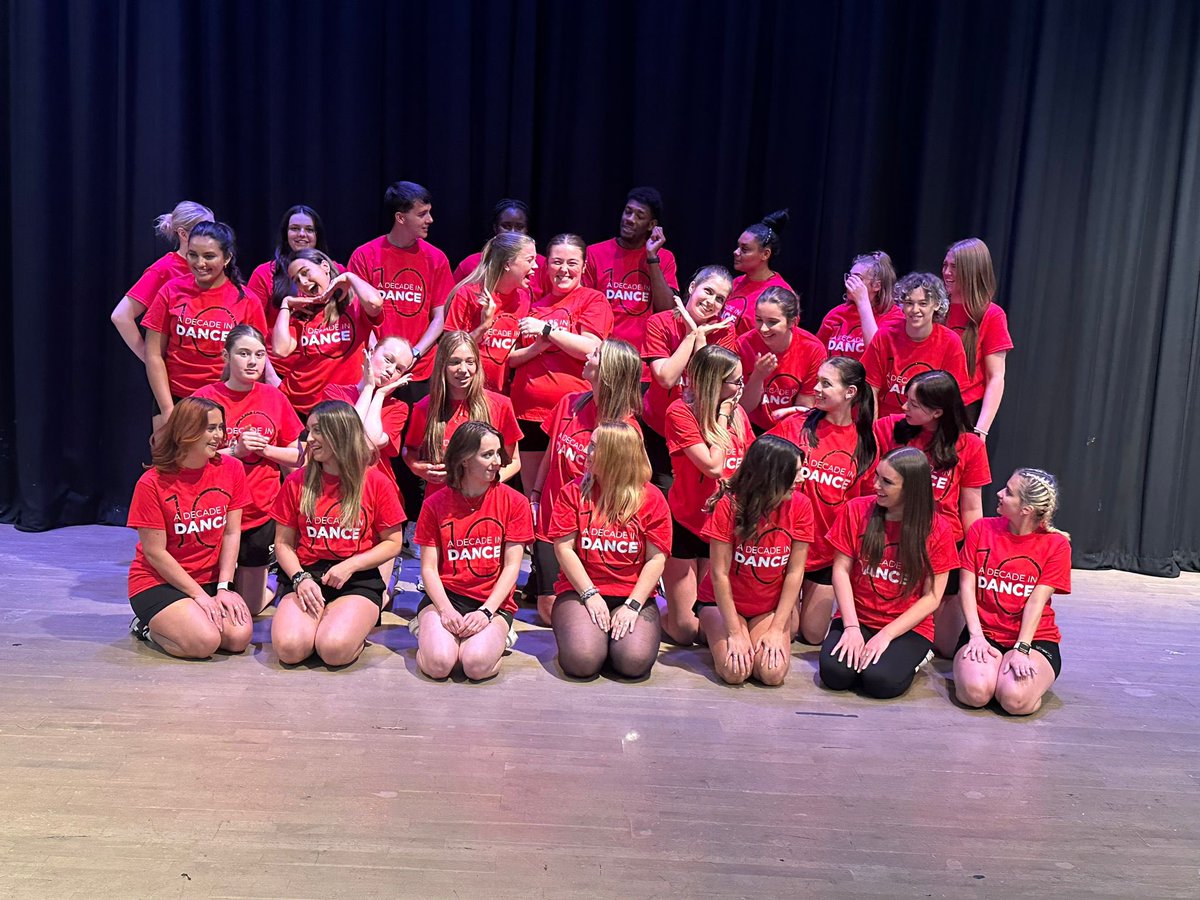Getting show ready with this lovely lot / 5 weeks and counting #adecadeindance