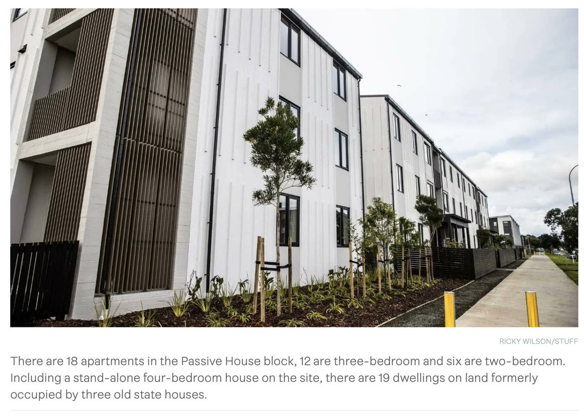 'Kāinga Ora's new Passive House apartments should mean zero heating costs'
#passivhaus #passivehouse #housing #socialhousing
buff.ly/3Xkdhpr