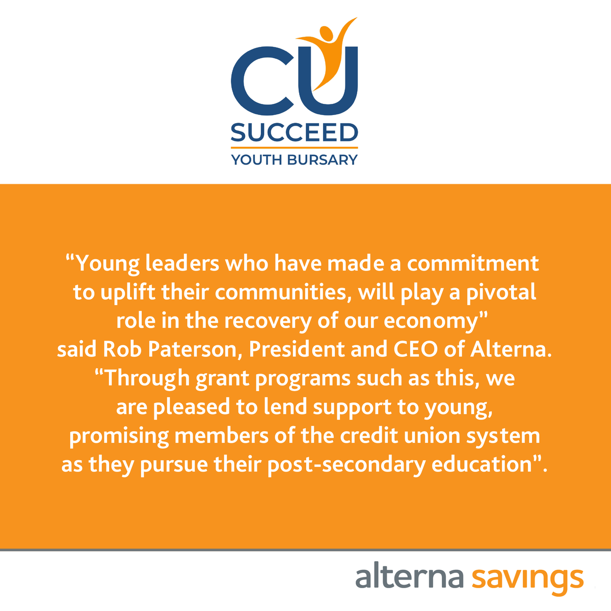 PACECU's tweet photo. The deadline to apply for the CU Succeed Youth Bursary is fast approaching! If you’re a qualified student and a credit union member, you’ve got until June 30, 2023, to apply and get awarded up to $3,000. Learn more and apply now: https://t.co/LTdnYeH5Dp https://t.co/B3HWXDOZQa