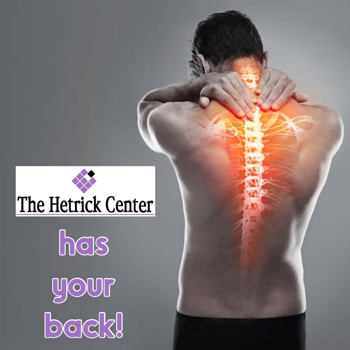 #TheHetrickCenter is here for you! #backpain #neckpain #tenniselbow #plantarfasciitis #headaches #sciatica #acutepain #chronicpain #injuries #painmanagement #healthandwellness