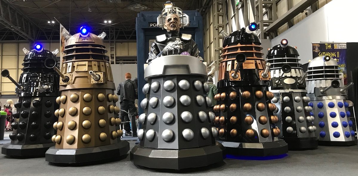 HeliCollections's tweet image. Do not miss the &apos;Dalek Invasion Day&apos; at The Helicopter Museum, Weston-super-Mare this Sunday (June 25th). Photo Ops, Live Shows, Open Cockpits, Collectors Stalls, Dr Who Characters and of course...........The Daleks!!!!!!!
