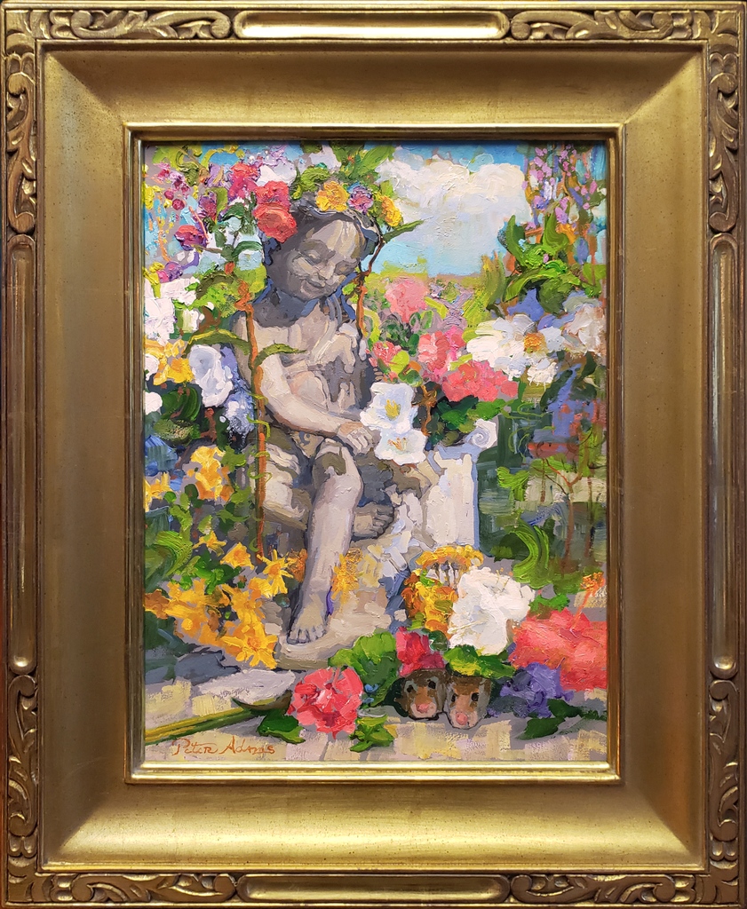ARTALFA's tweet photo. This painting by Peter Adams celebrates the joyful coexistence of flowers and friendly creatures, reminding us of the interconnectedness of all living things.
https://t.co/HggaHf50Hl
Peter Adams
"Garden Friends", oil on panel, 12" x 9"
#peteradams #gardenpainting #gardenart https://t.co/G4D7qWQs9u