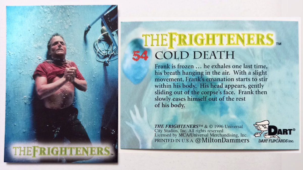 (Cold Death)

Frank is frozen... he exhales one last time, his breath hanging in the air. With a slight movement, Frank's emanation starts to stir within his body.
#TheFrighteners #PeterJackson #HorrorFamily #dailyDammers