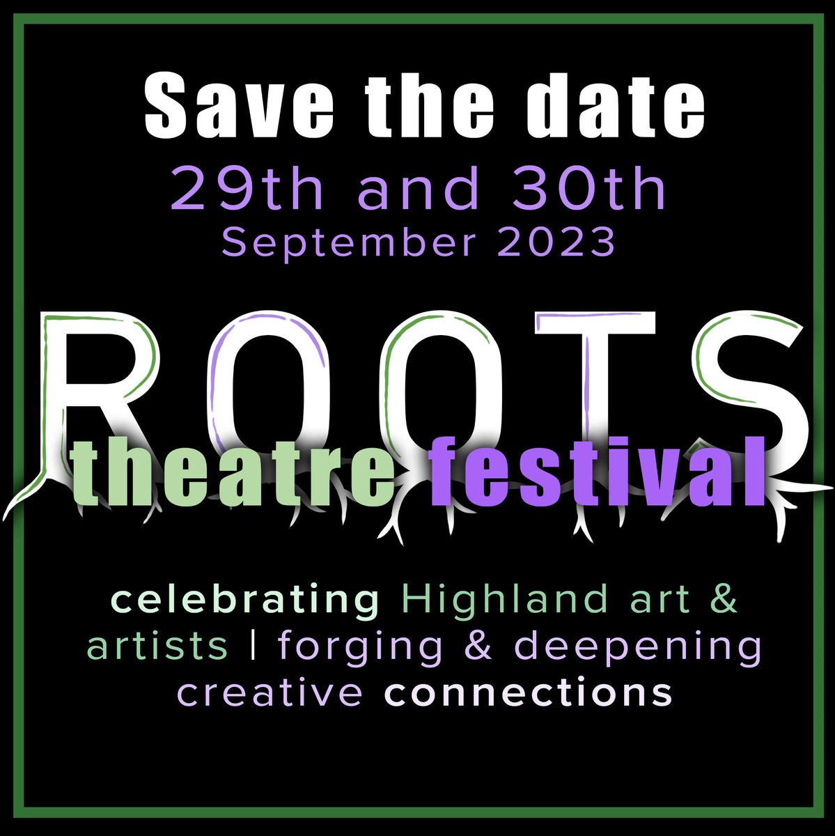 VividRootsHI's tweet image. 💚 SAVE THE DATE💜
🗓️ The first ever #ROOTSFestival is on the 29th and 30th September in Inverness
⭐️ Workshops, talks, graduate performances, a scratch night, and networking; responding to the needs outlined in our FUTURES report
#Festival #EmergingArtists #Networking #Highlands