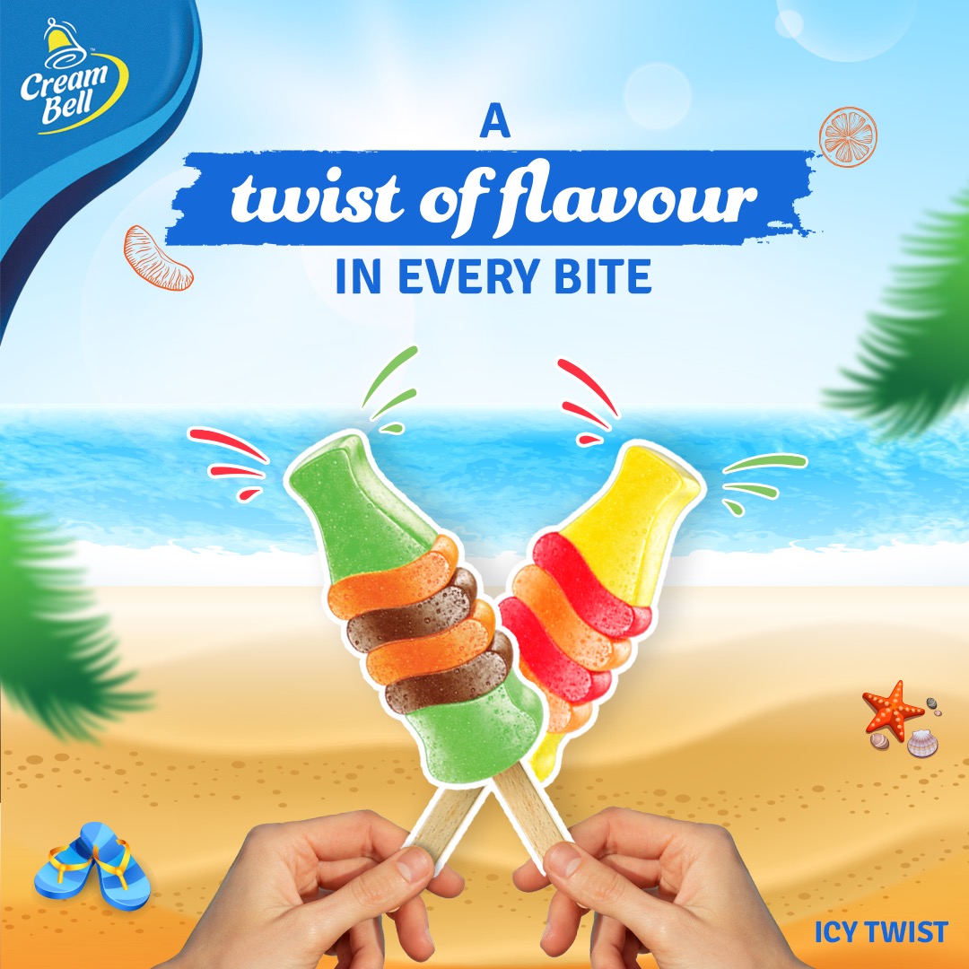 creambellindia's tweet photo. Quench your thirst this summer with Creambell's Icy Twist today! 😋

#creambell #icytwist #weekendmood https://t.co/cSVqH5CVKZ