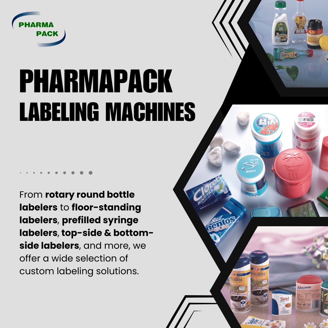 Pharmapack1's tweet image. Embracing Diversity: "At #PHARMAPACK, we take pride in our diverse range of labeling machines tailored to meet the unique needs of various sectors."pppharmapack.com/labeler/
#PrecisionLabeling #EfficientLabeling #ChoosePHARMAPACK #CustomLabelingMachines #Labeler #AdvancedTechnology