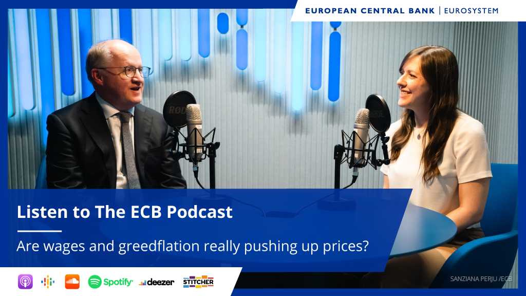 What’s the risk of a wage-price spiral? When will we stop raising interest rates? And are companies’ high profits fuelling inflation?

Our host @katieranger_ puts these questions to our Chief Economist Philip R. Lane on #TheECBPodcast.

Tune in pod.link/ecbpodcast/epi…
