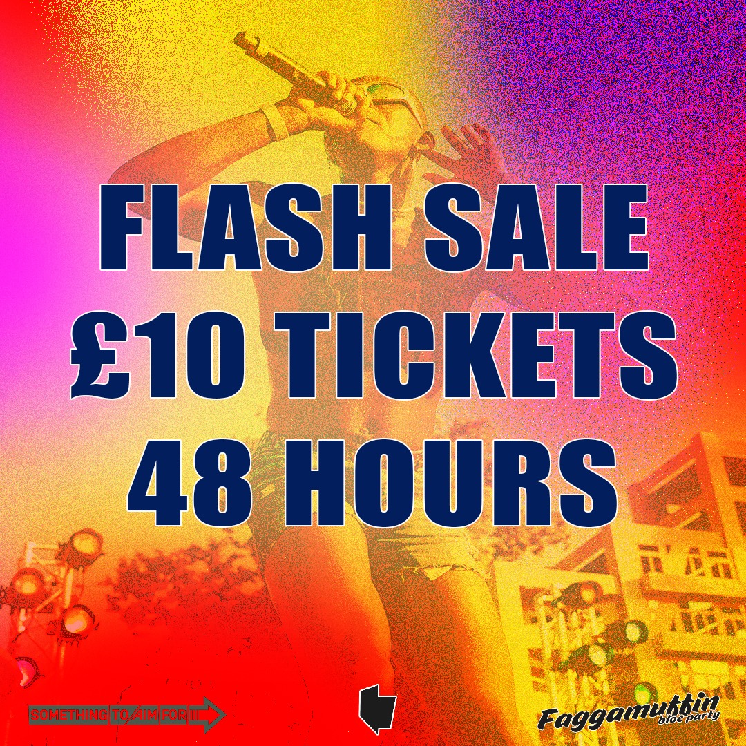 FaggamuffinBlocParty (@faggamuffinbloc) on Twitter photo ๐ฅFLASH SALE๐ฅ
GET YOUR TICKETS FOR A TENNER!
We know summer months are spendy, so for 48 hours we are reducing the prices to ยฃ10 ๐บ๐พ๐๐ฝ
Why? ๐คท๐พโโ๏ธ
Cause vibes ๐
๐พ๐
The Flash sale will only last for 48 hours so get them before it's too late!
CODE: FAGGAFLASH on eventbrite ๐ฅFLASH SALE๐ฅ
GET YOUR TICKETS FOR A TENNER!
We know summer months are spendy, so for 48 hours we are reducing the prices to ยฃ10 ๐บ๐พ๐๐ฝ
Why? ๐คท๐พโโ๏ธ
Cause vibes ๐
๐พ๐
The Flash sale will only last for 48 hours so get them before it's too late!
CODE: FAGGAFLASH on eventbrite