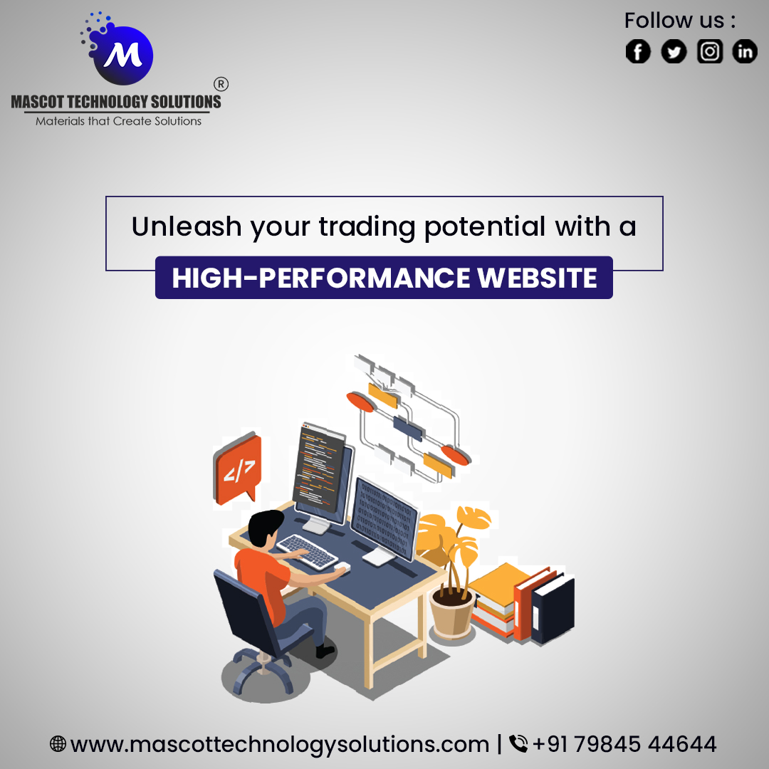 💼💻 Unleash your trading potential with a HIGH-PERFORMANCE WEBSITE 🌐✨
For more inquiry
📲Contact us  : +91 79845 44644
#TradingPotential #MascotTechnology #DigitalMarketing #HighPerformanceWebsite #UserExperience #ConversionOptimization #TradingPlatform #DigitalTransformation